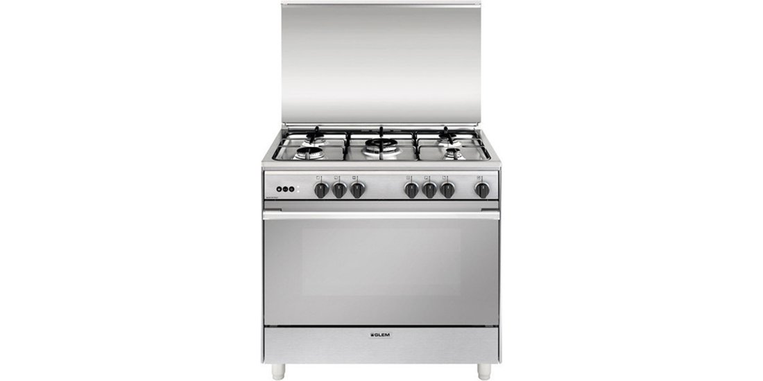 Glem Gas UN965VI cucina Elettrico/Gas Acciaio…