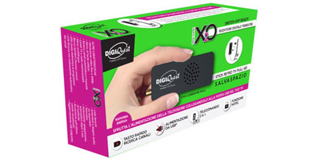Digiquest X2O Terrestre Full HD Nero