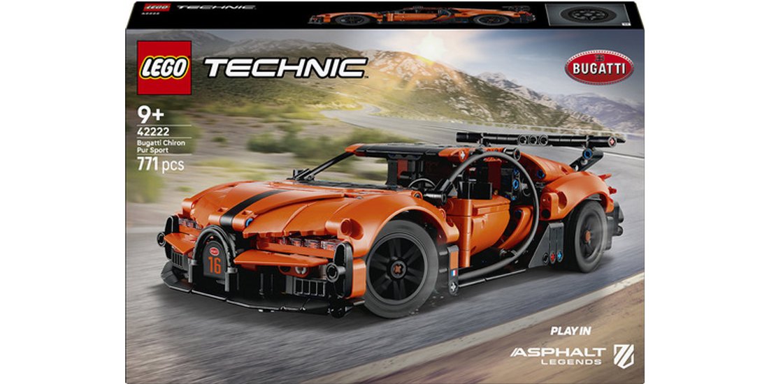 LEGO Technic 42222 Bugatti Chiron Pur Sport Macchina…