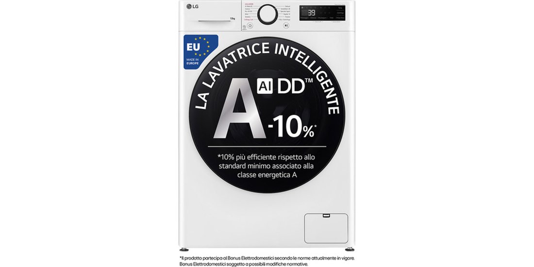 LG F4WR6010AGW Lavatrice 10kg AI DD Serie R5 …