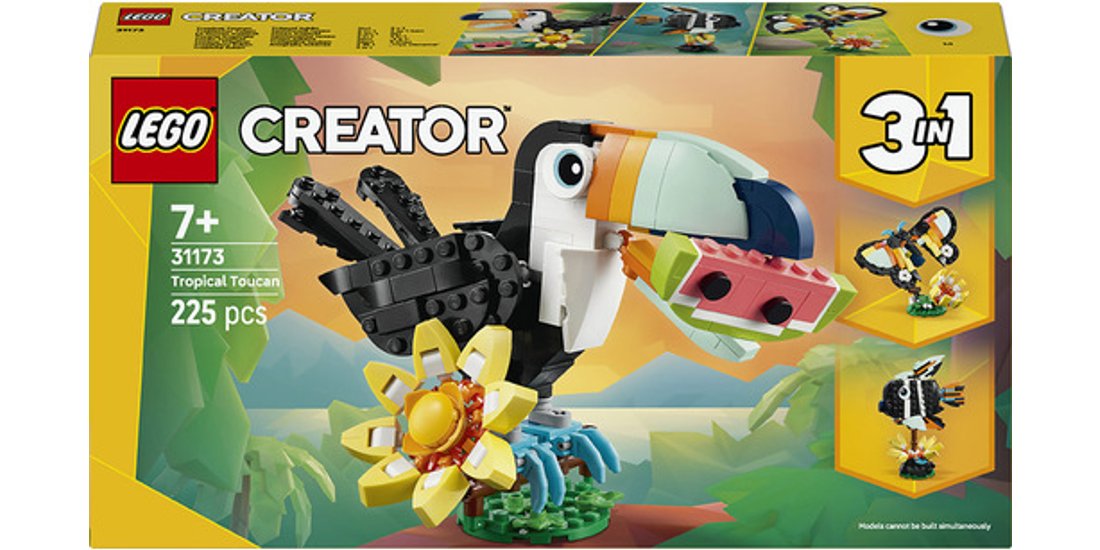 LEGO Creator 3in1 31173 Animali Selvatici: Tucano…