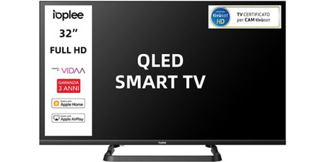IOPLEE SMART TV QLED 32” FULL HD Sistema operativo…