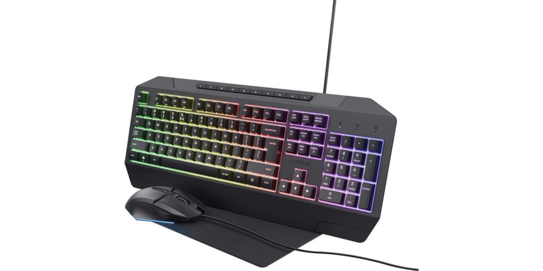 Trust GXT 791 tastiera Mouse incluso Gaming USB…