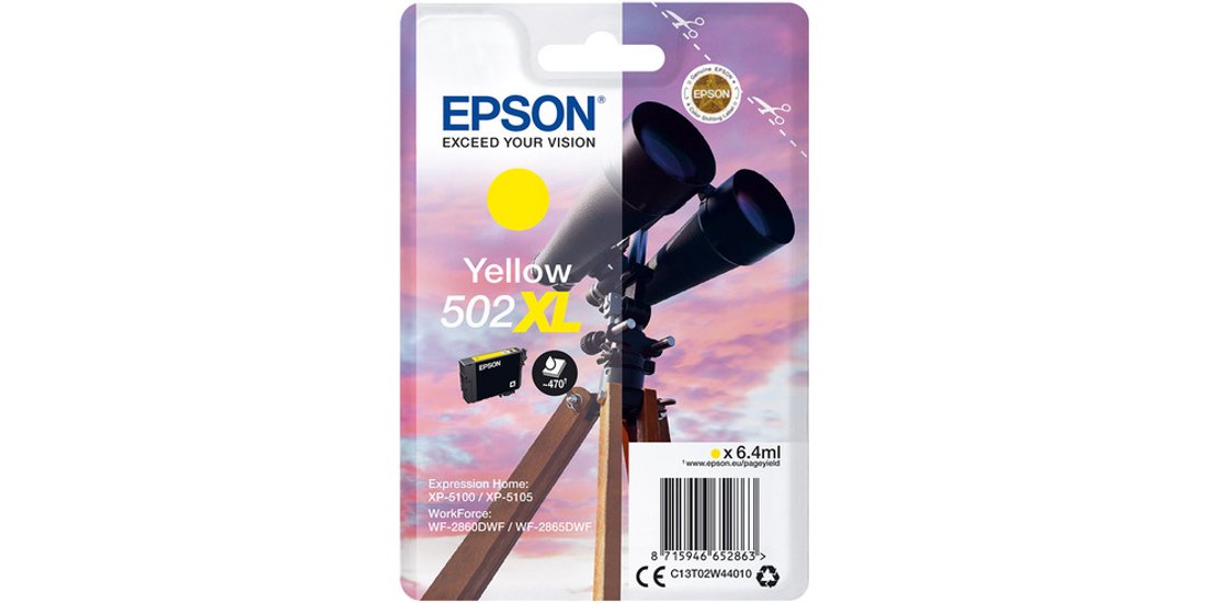 Epson Singlepack Yellow 502XL Ink