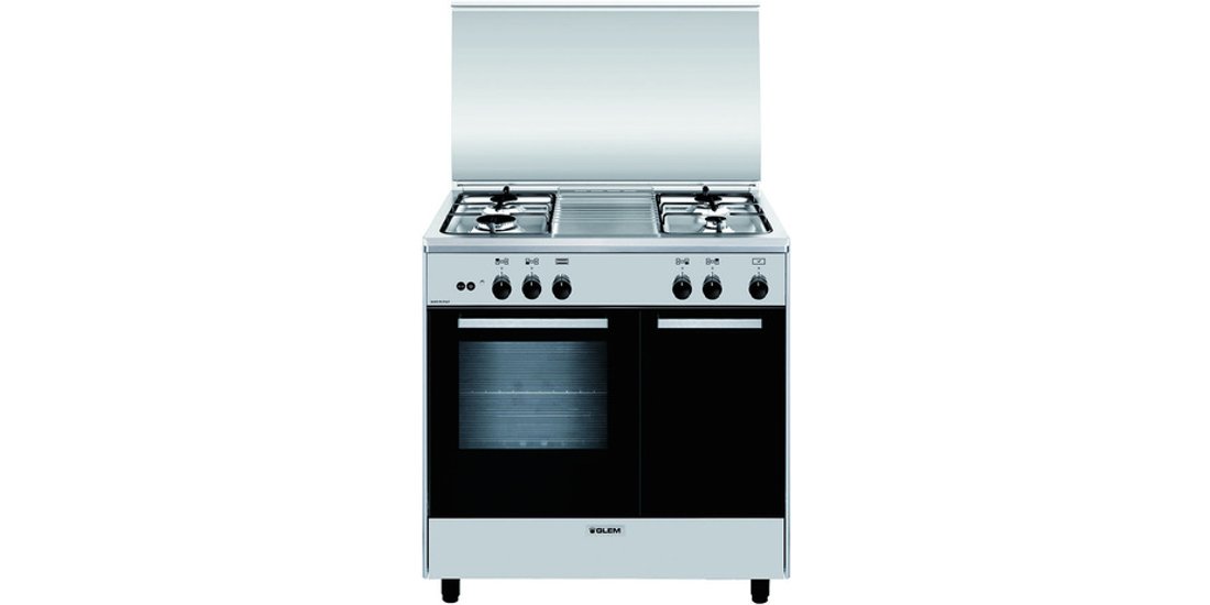 Glem Gas AR854GI cucina Elettrico/Gas Titanio