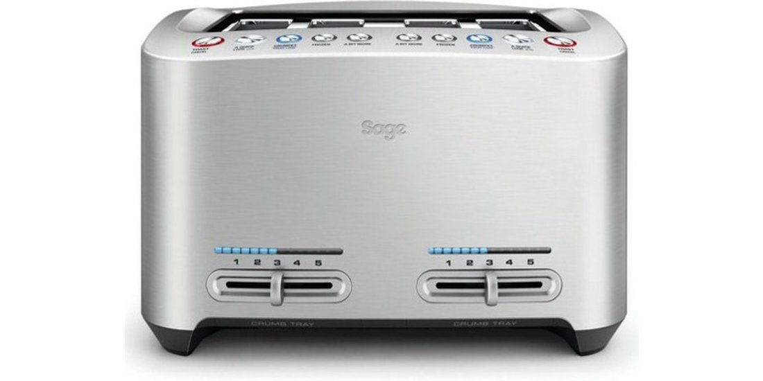 Sage the Smart Toast 4 5 4 fetta/e Argento
