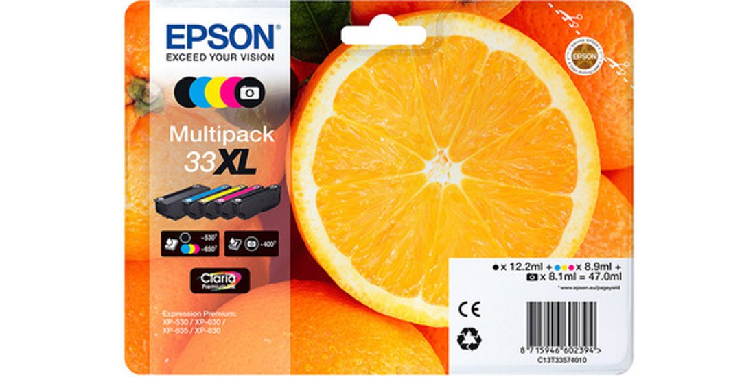 Epson Oranges Inchiostro giallo singolo Claria…