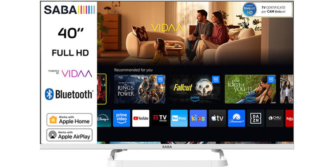 SABA SA40WFM10VDA SMART TV Bianco 40” FULL HD…