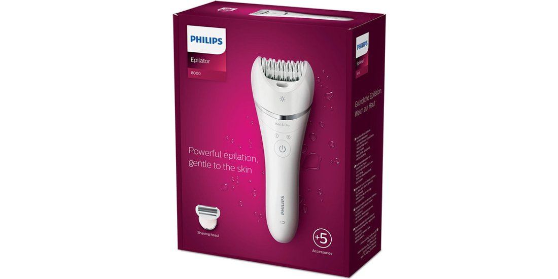 Philips 8000 series Epilatore Wet & Dry con 5…