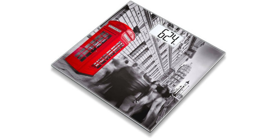 Beurer GS 203 Bilancia in Vetro con Stampa Londra…