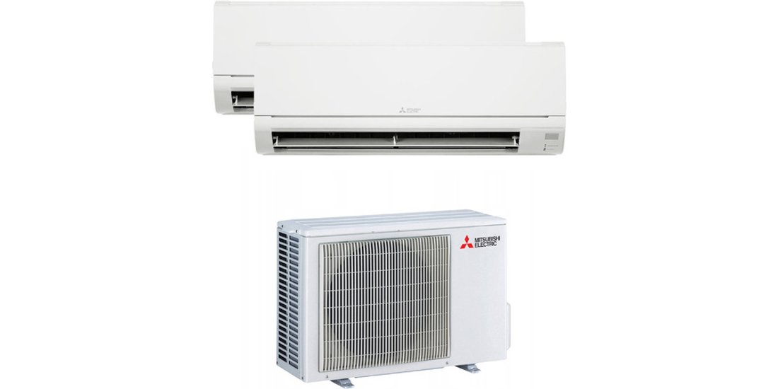 Mitsubishi Electric Dualsplit 1200+12000BTu DW…