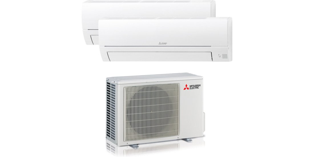 Mitsubishi Electric Dualsplit 12000+12000BTu …