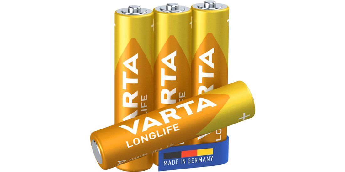 Varta Longlife Batteria Alcalina AAA Micro LR03…