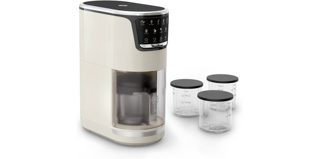 Moulinex Dolci Gelatiera 10 Programmi in 1 Pulizia…