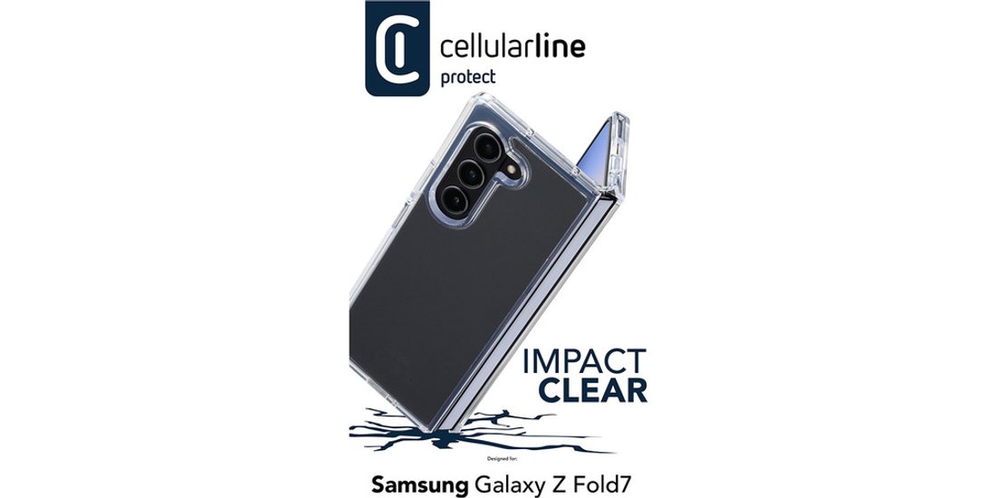 Cellularline Impact Clear Case – Galaxy Z Fold7…