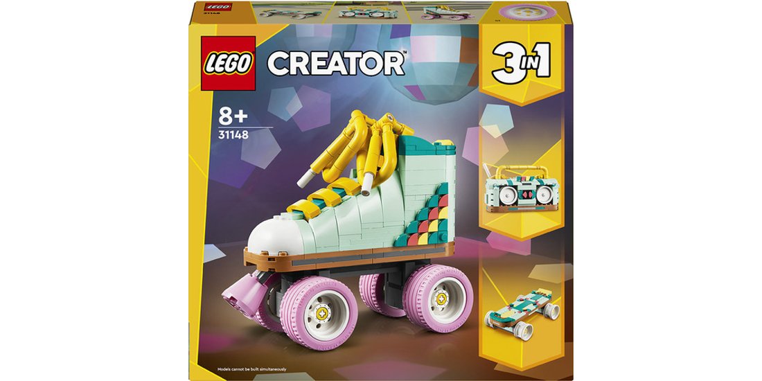 LEGO Creator 31148 3 in 1 Pattino a Rotelle Retrò…