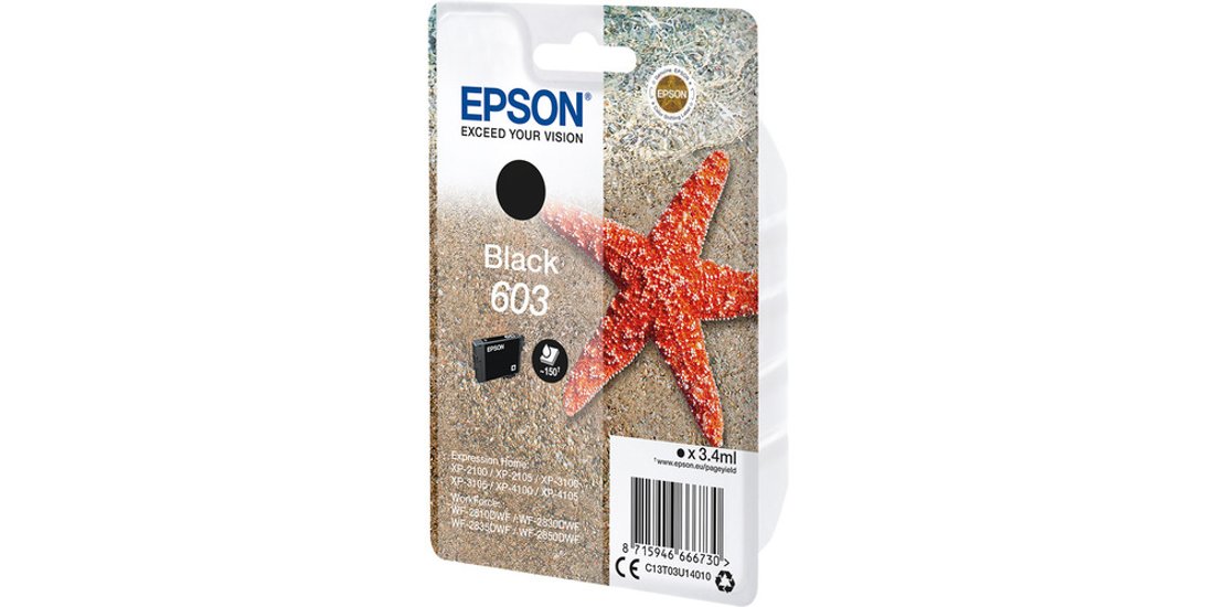 Epson Singlepack Black 603 Ink