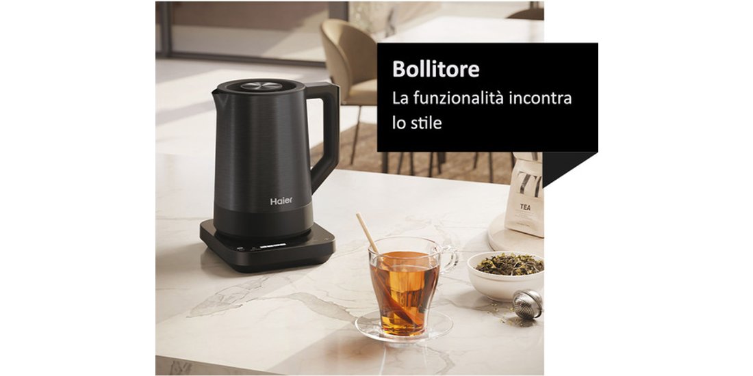 Haier SERIE 5 Bollitore Nero HKE5A 011