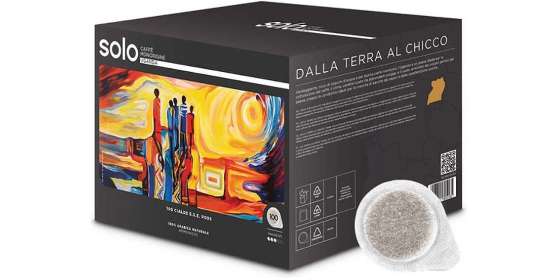 Polti 100 Cialde SOLO Caffè Monorigine Uganda…