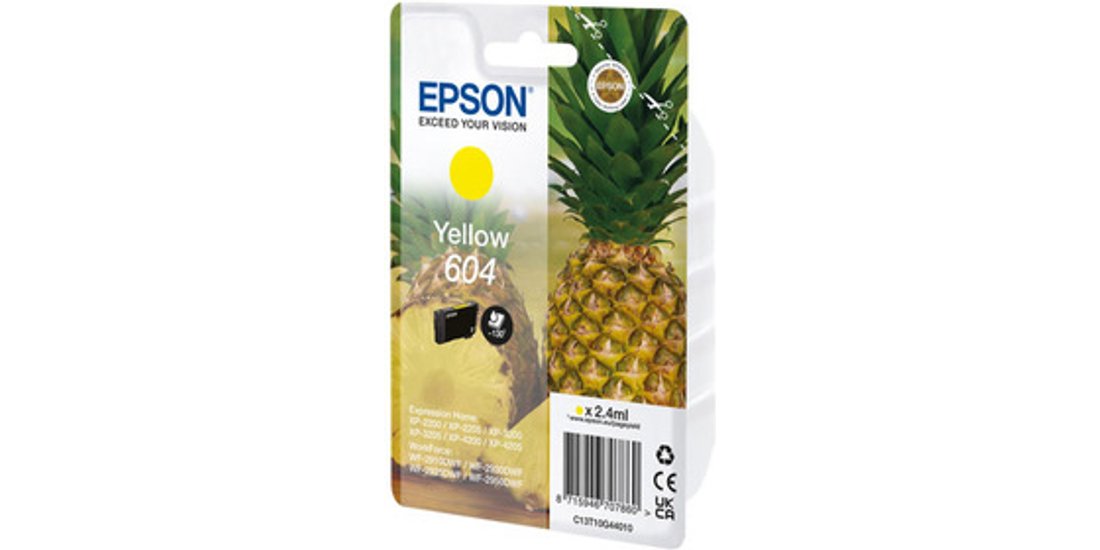 Epson Singlepack Yellow 604 Ink