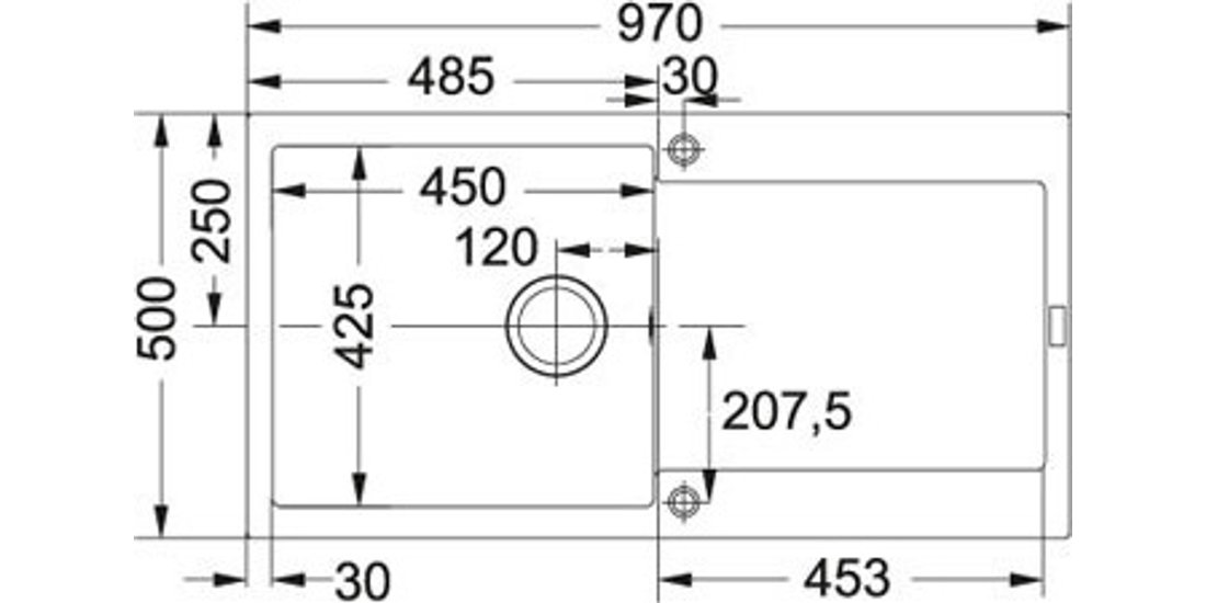 Franke MRG 611-L Lavello ad incasso Rettangolare…