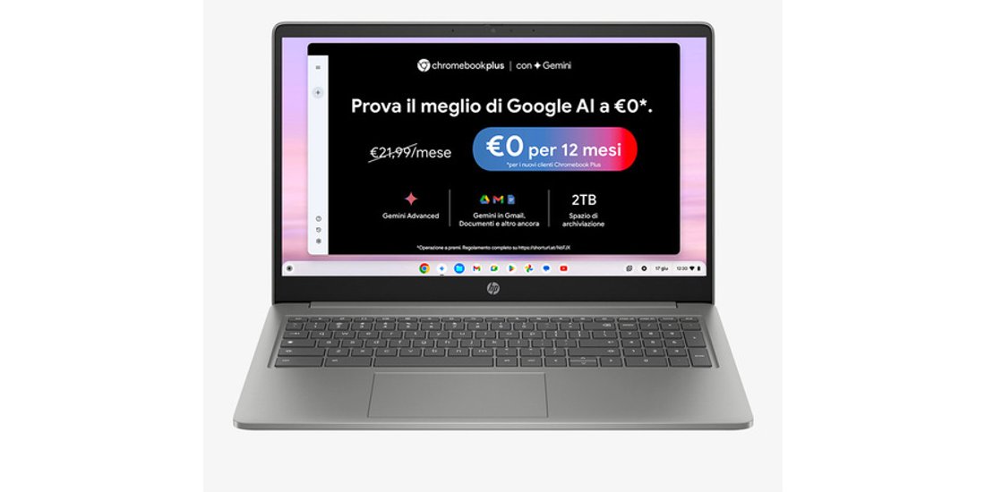 HP Chromebook Plus 15a-nb0011nl ChromeOS 15.6…