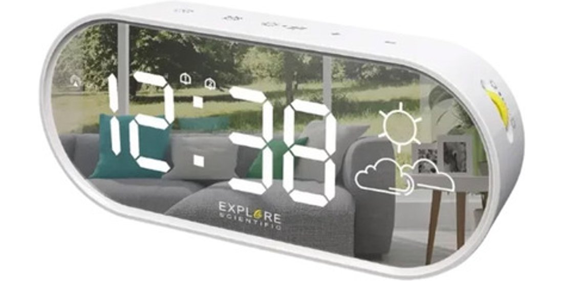 Explore Scientific RDC2002 Sveglia digitale Specchio…