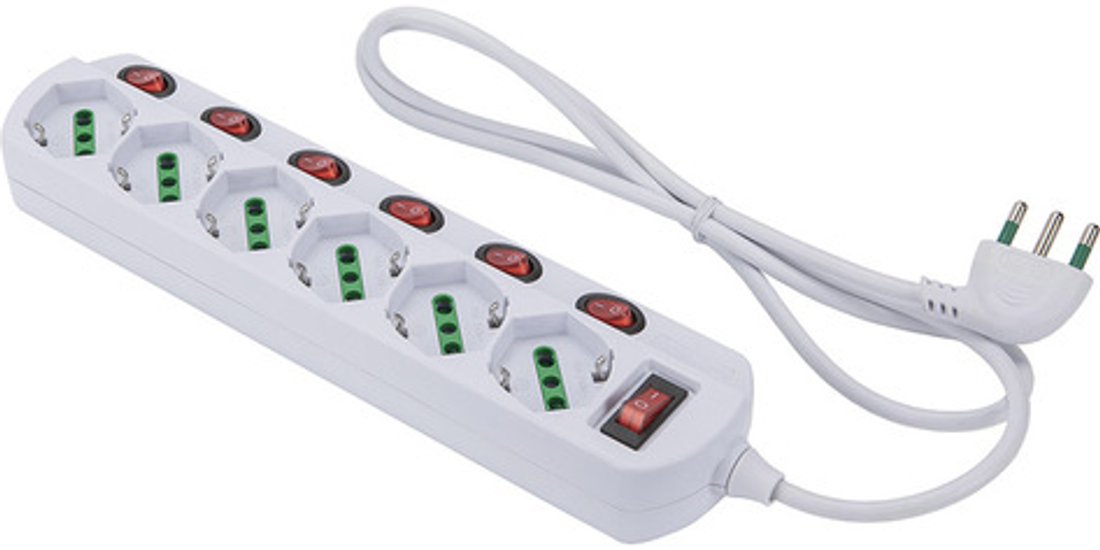 FANTON 47438 prolunghe e multiple 12 m 6 presa…