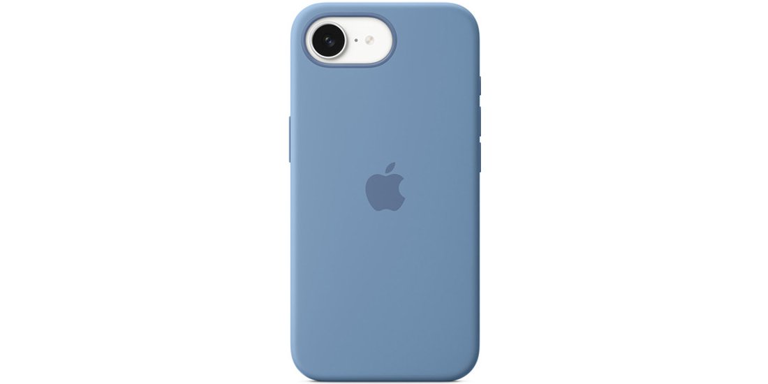 Apple Custodia in silicone per iPhone 16e – Blu…