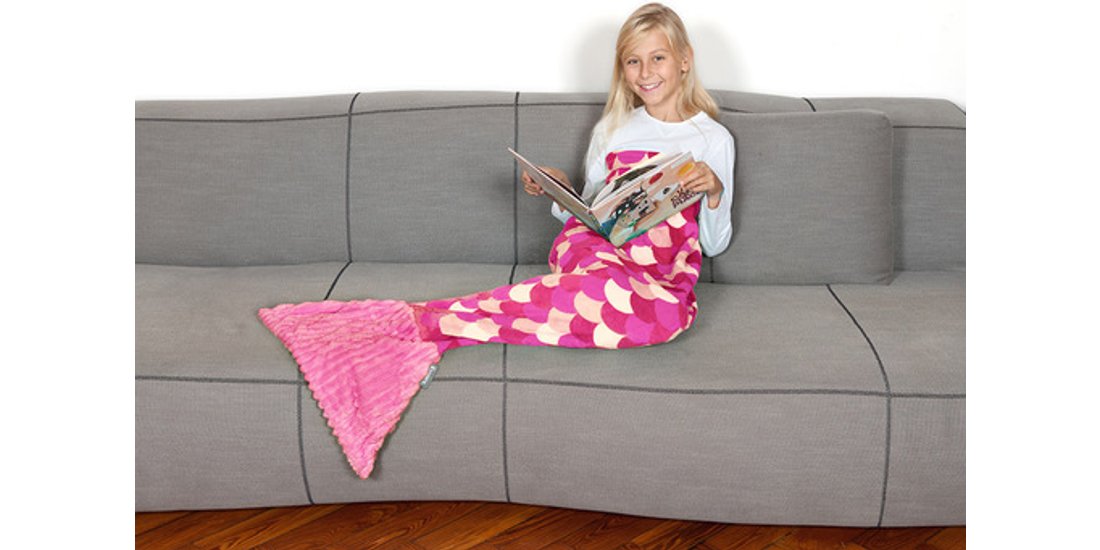 Kanguru Coperta coda di Sirena Kids Lilla