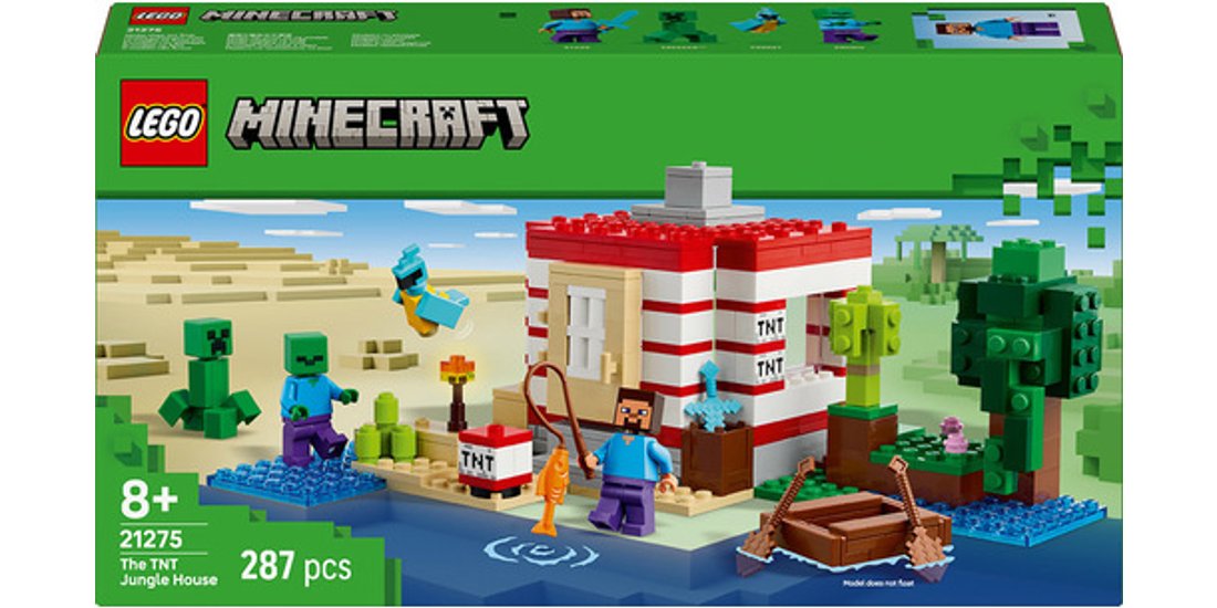 LEGO Minecraft Casa nella giungla esplosiva
