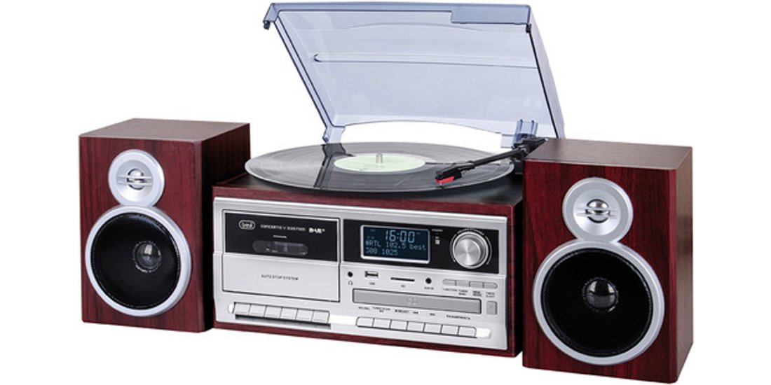 Trevi GIRADISCHI STEREO DAB+ 25W WIRELESS USB…