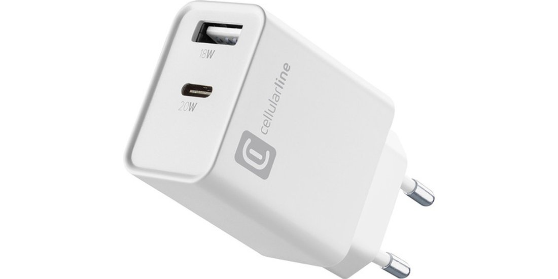 Cellularline Multiport Charger PD 20W Caricabatterie…