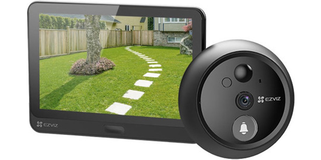 EZVIZ CS-HP4 kit Video Spioncino con campanello…