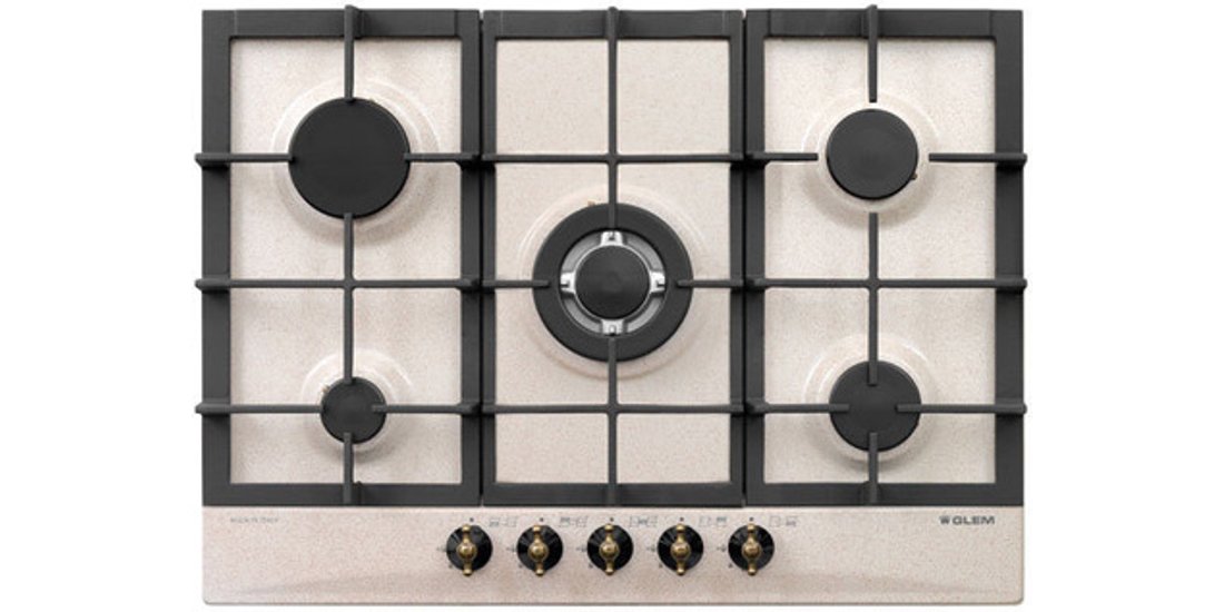 Glem Gas GT755HSA piano cottura Sabbia Da incasso…