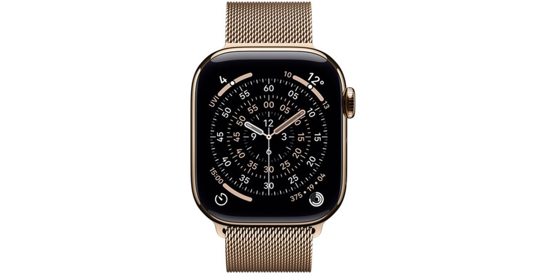 Apple Loop in maglia milanese color oro (42 mm…