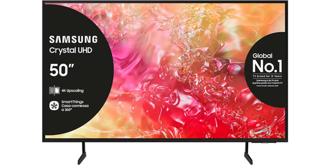 Samsung TV Crystal UHD 4K 50” UE50DU7170UXZT…
