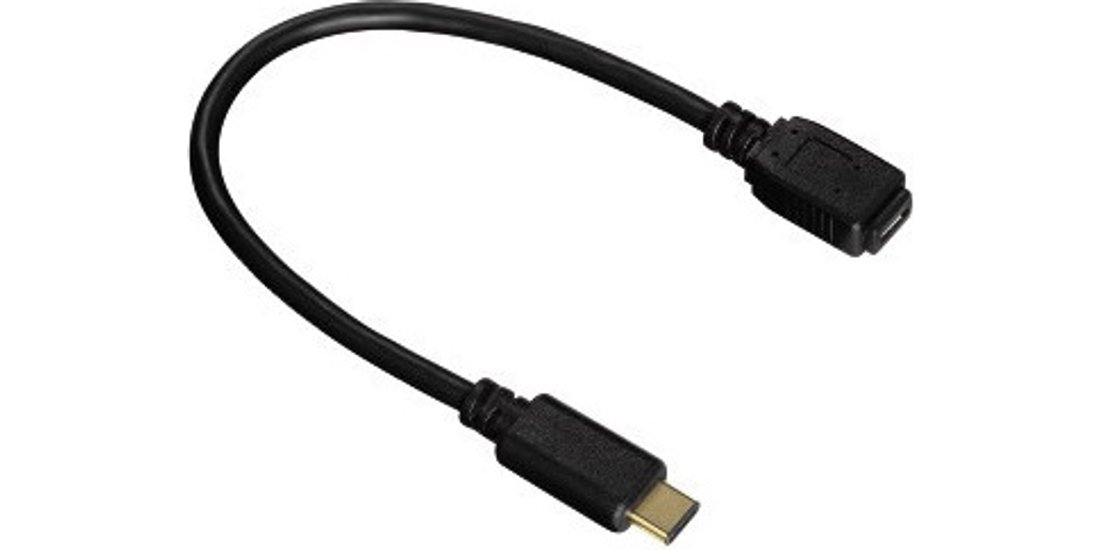 Hama Cavo USB Type C M/Micro USB F 2.0 015 metriconnettori…