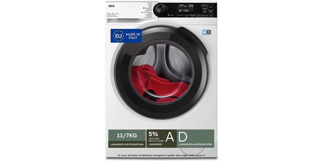 AEG Series 7000 Lavasciuga 11+7 Kg Classe D/A…