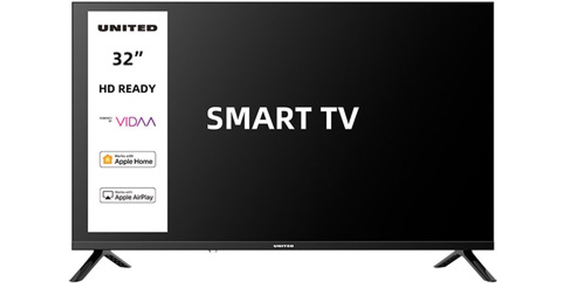 United SMART TV 32” HD Sistema operativo VIDAA…