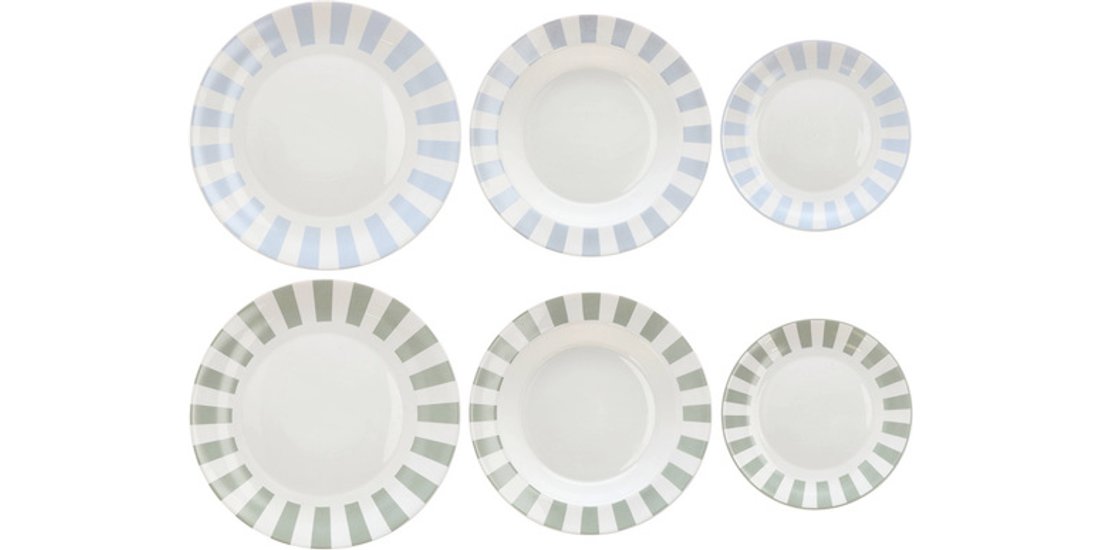 AD Trend 117850 servizio da tavola 18 pz Vetro…