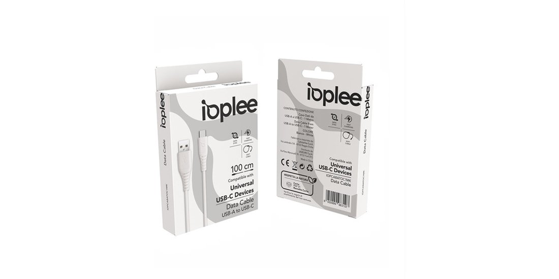 IOPLEE Cavo Dati da USB-A a USB-C – 1 Metro