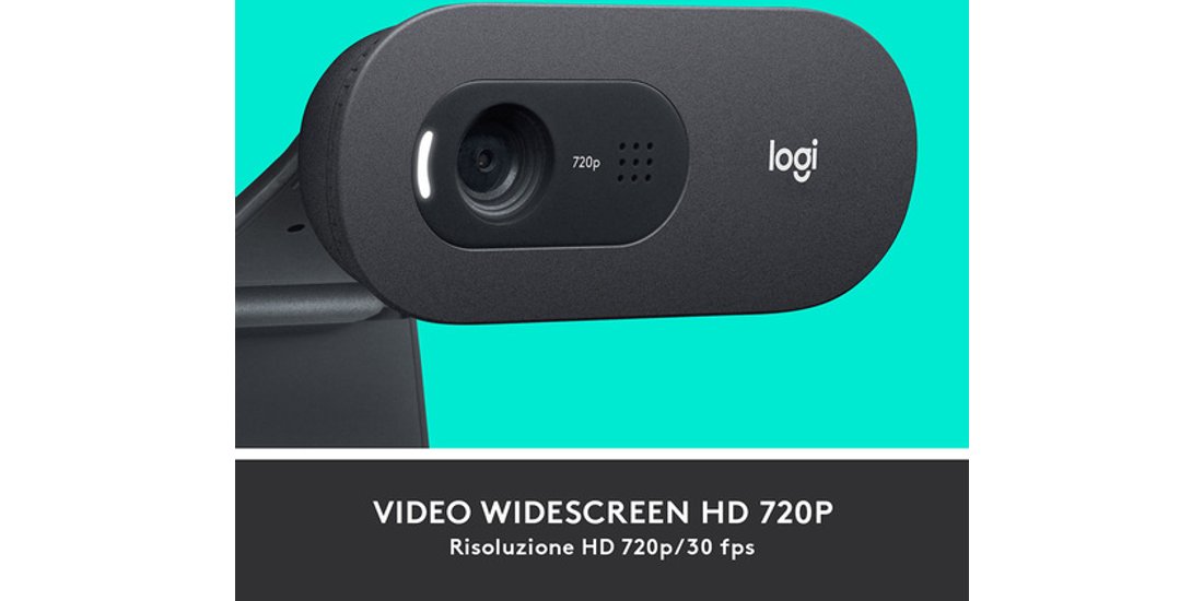Logitech C505 Webcam HD – Videocamera USB Esterna…