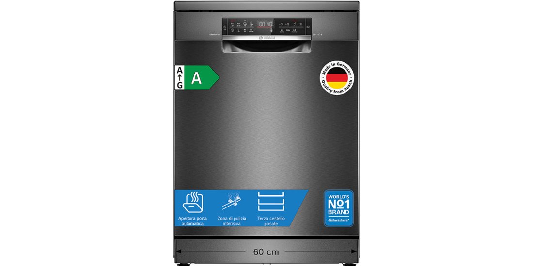 Bosch Serie 6 SMS6ECC12E Lavastoviglie da libera…