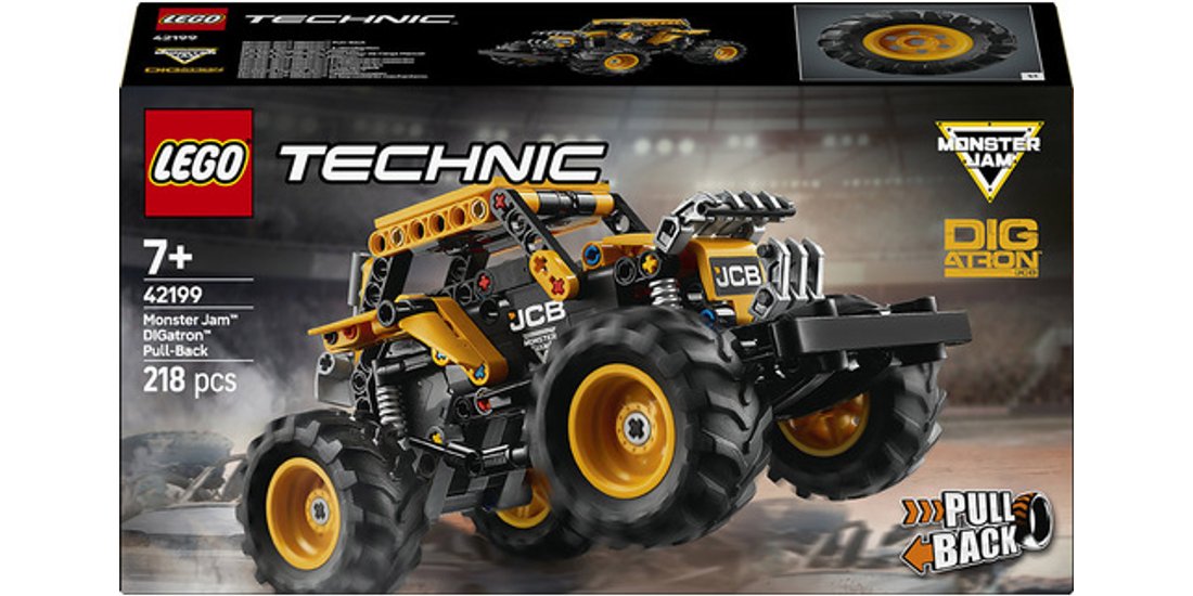LEGO Technic 42199 Pull-Back Monster Jam DIGatron…