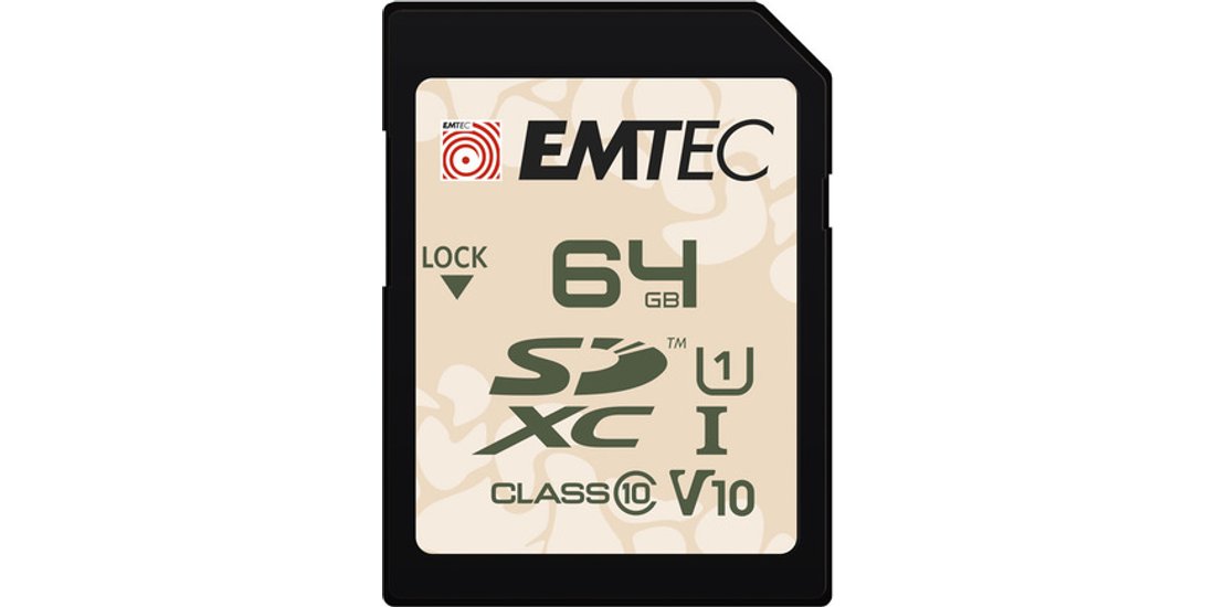 Emtec SD 64GB UHS-I U1 V10 Outdoor – Secure Digital…