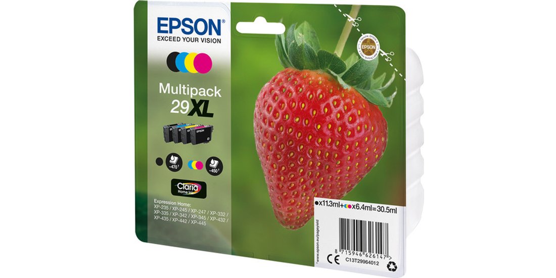 Epson Strawberry Multipack 4-colours 29XL Claria…