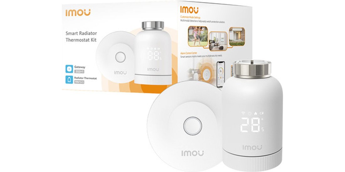 Imou TRV1 Kit. Comprende hub ZG2-EU e valvola…