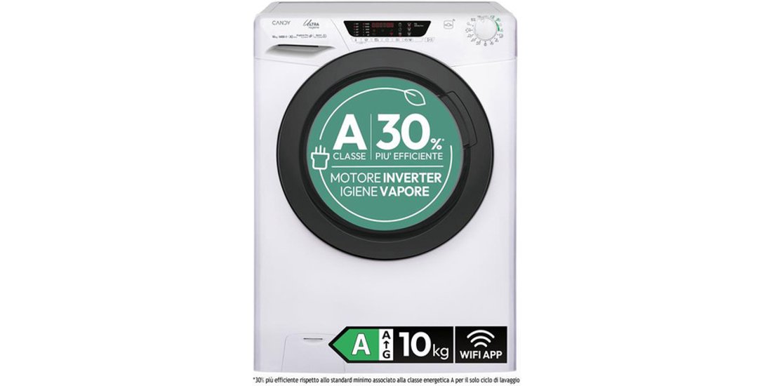 Candy Ultra Hygiene Lavatrice 10kg 30% più…