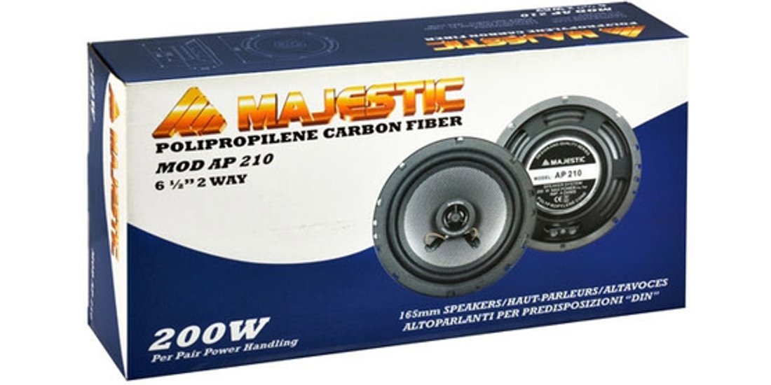 New Majestic AP-210 altoparlante auto Ovale 1…